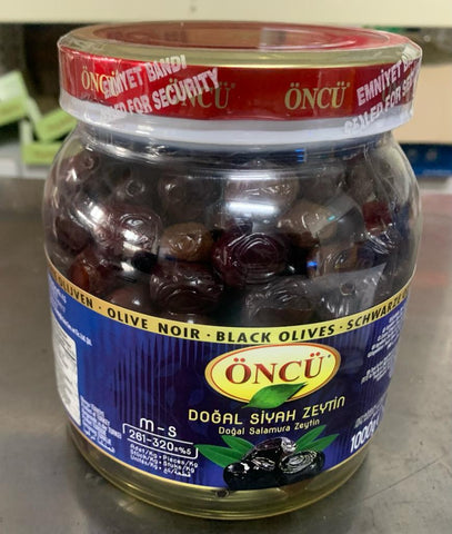 1kg Oncu Natural Black Olives