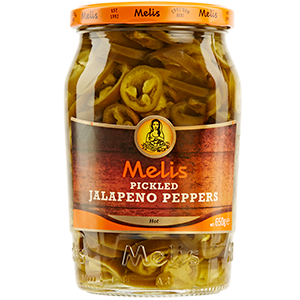 650g MELIS PICKLED JALAPENO PEPPERS