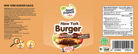 Good France New York Burger Sauce 200ml