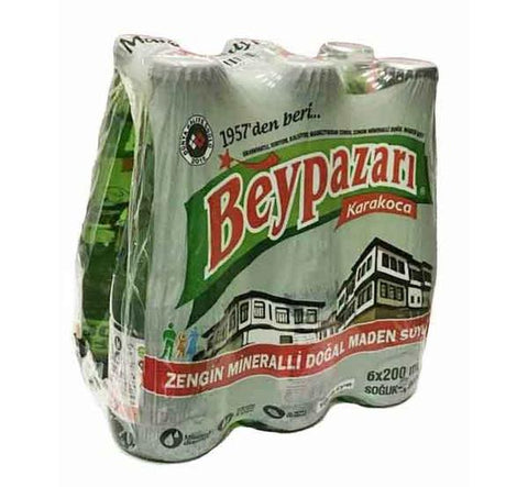 6 x 200ml Beypazari Natural Sparkling Mineral Water